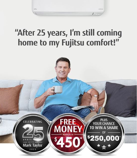 Fujitsu Free Money 2023 Air Conditioner Cashbacks